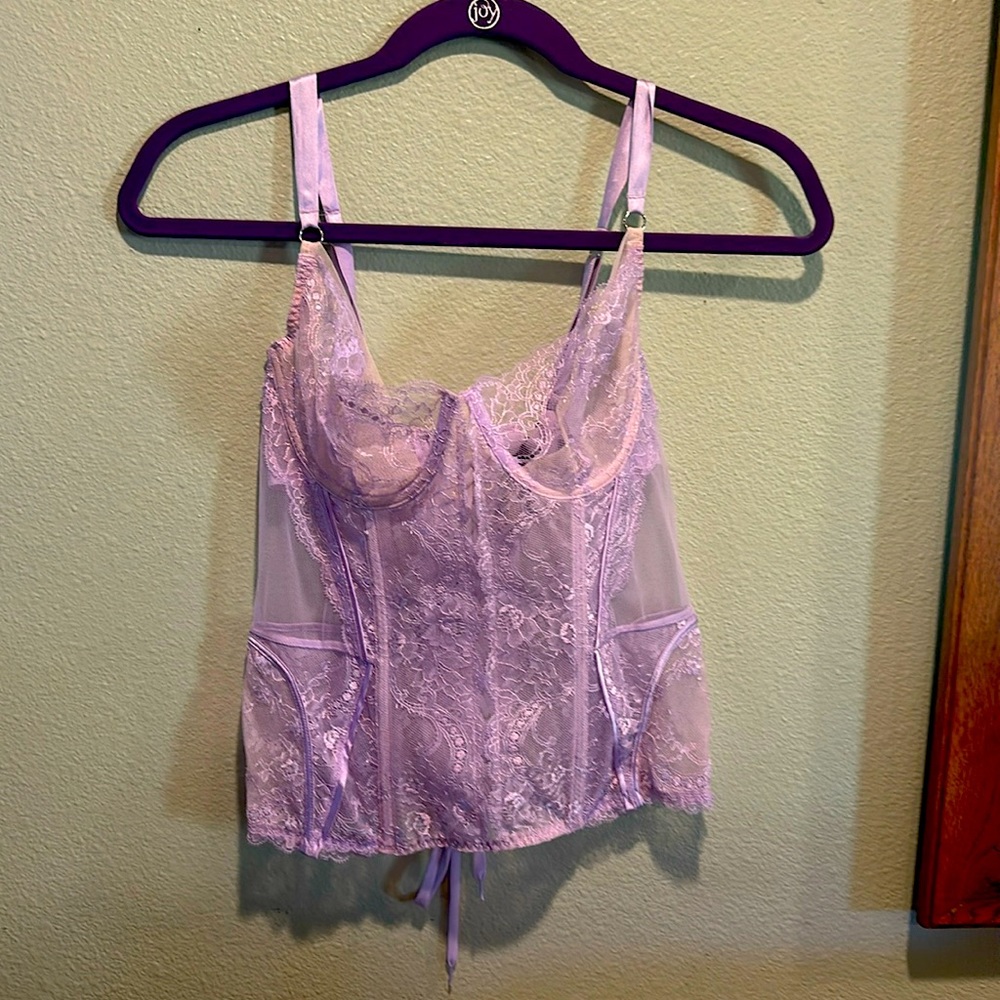 Beautiful lavender corset, one piece only